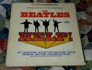 The Beatles " Help " Garage Rock Twist Ultra Rare Vg
