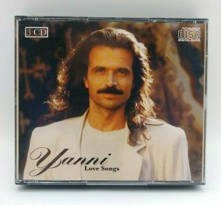 Yanni Love Songs 3 Cd Box Set - 1997 - Rare Oop 3 Cd Set By Bmg/timeless Media)