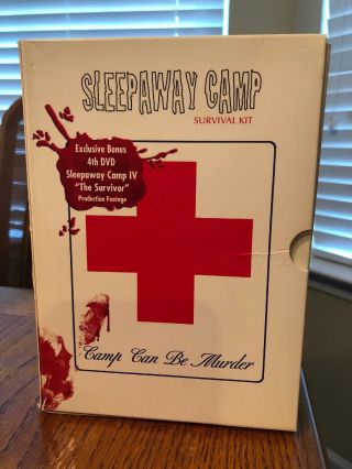 Sleepaway Camp Survival Kit (dvd 2002) Rare Recalled Cover W 4th Bonus Dvd