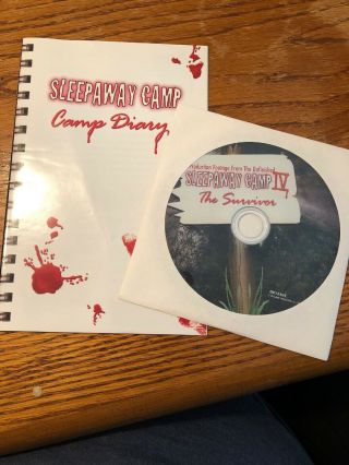 SLEEPAWAY CAMP SURVIVAL KIT (DVD 2002) RARE RECALLED COVER W 4TH BONUS DVD 7