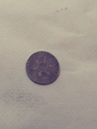 Rare 1858 Silver 3c 3 Cent Piece Pre Civil War Great Date