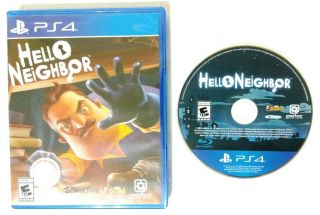 Hello Neighbor (sony Playstation 4,  2018) Ps4 Game W/ Case Rare