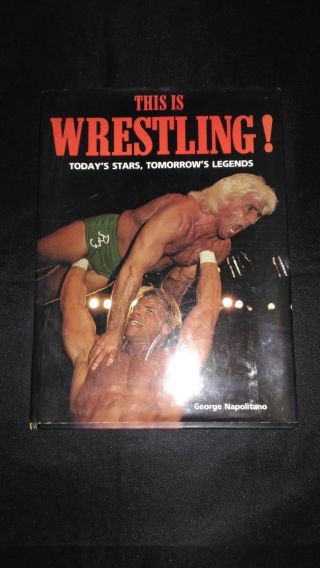 This Is Wrestling Wwf/wwe Wcw Rare Vintage Hardback Book (1993)