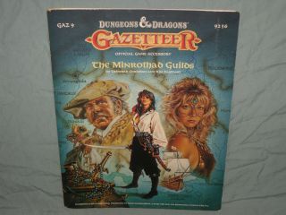 D&d 1st Ed Gazetteer - Gaz9 The Minrothad Guilds (very Rare With Map And Exc, )