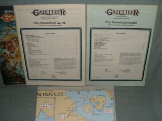 D&D 1st Ed Gazetteer - GAZ9 THE MINROTHAD GUILDS (VERY RARE with MAP and EXC, ) 4