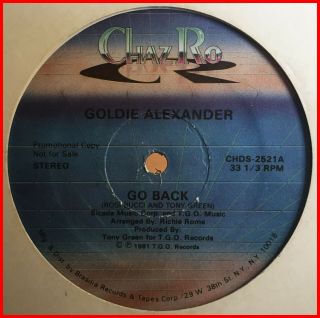 Boogie 12 " Goldie Alexander - Show You My Love (remix) Chaz Ro - Rare Promo Mp3