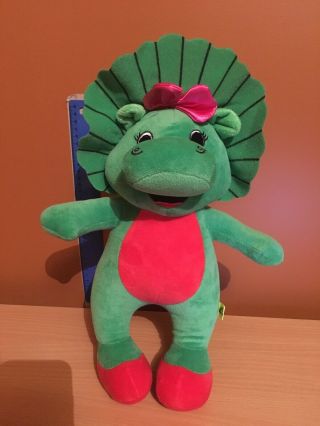 Rare Red Baby Bop Barney The Dinosaur Plush Toy Doll 35cm Kids Show Collectable
