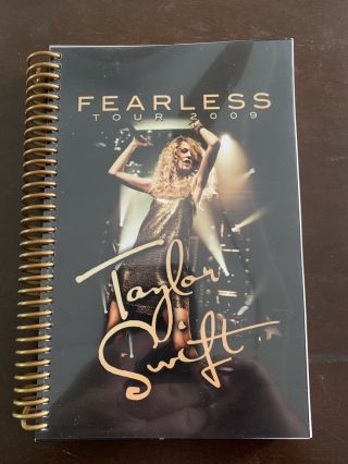 Rare Taylor Swift Fearless Tour Itinerary Book