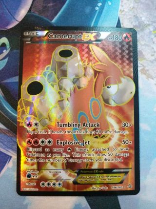 Camerupt Ex 146/160 Primal Clash - Pokemon Card Ultra Rare Nm Full Art