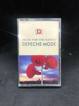 Depeche Mode Music For The Masses 3/4 Cassette Tape Vintage Rare Htf