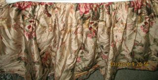 Vintage Ralph Lauren Guinevere King Dust Ruffle Bed Skirt Rare Made In Usa