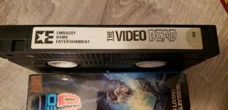 The Video Dead VHS - Rare Embassy Video Low Budget Zombie Movie 7