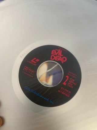 1998 Elite Entertainment THE EVIL DEAD Laserdisc Sam Raimi Rare Horror Zombie 4