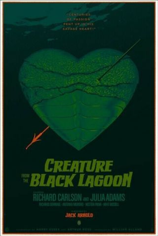Creature From The Black Lagoon By Laurent Durieux - Rare Mondo Print