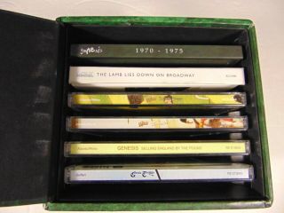 Genesis 1970 - 1975 Box Set 6 DVD ' s 7 CD ' s Rare Performances Peter Gabriel CIB MIB 2
