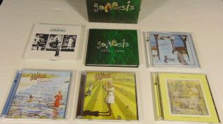 Genesis 1970 - 1975 Box Set 6 DVD ' s 7 CD ' s Rare Performances Peter Gabriel CIB MIB 3