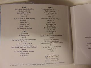 Genesis 1970 - 1975 Box Set 6 DVD ' s 7 CD ' s Rare Performances Peter Gabriel CIB MIB 4