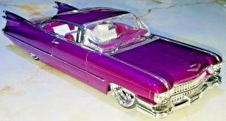 Jada Toys Dub City 1959 Cadillac Coupe De Ville Bright Metallic Purple 1/24 Rare