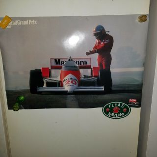 Rare 1986 Cleveland Grand Prix Marlboro Indy Car Racing Poster