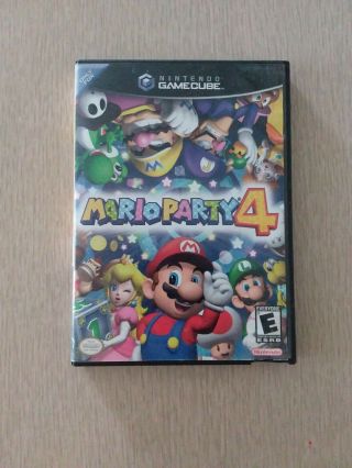 Mario Party 4 Nintendo Gamecube Game Rare Complete Game Case