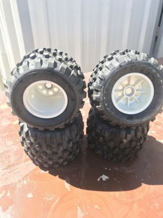 Ofna Hobao Monster Pirate 1/8 Scale Tires Rare But Good Shape
