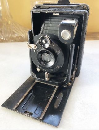Pre Zeiss Ikon Contessa Nettel Suevia - Rare Early Folding Camera 6x9