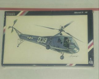 Rare Vintage Special Hobby Sikorski R - 4b Helecopter Model Kit