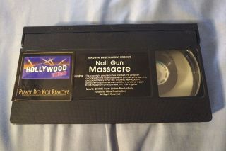 Nail Gun Massacre - VHS 1987,  RARE Magnum Entertainment label release 4