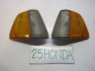 1984 - 1985 Honda Civic Hatchback Si Stanley Factory Corner Lights Oem Jdm Rare