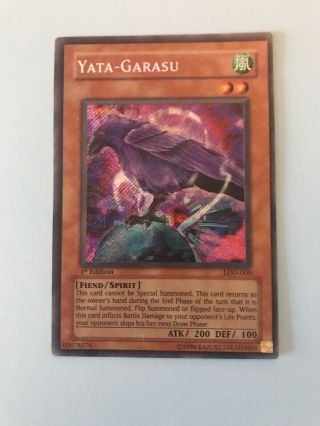 Yugioh Yata - Garasu Lod - 000 Secret Rare 1st Edition Card