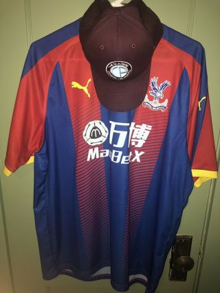 Crystal Palace 18/19 Jersey And Rare Retro Hat