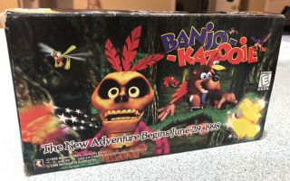 Banjo Kazooie Promo Video Vhs Tape N64 Rare Toys R Us