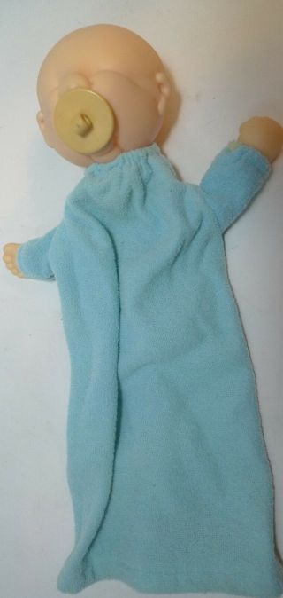Rare 1984 Western Trimming Co Blue Baby Mr.  Magoo Puppet Removable Pacifier