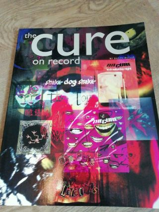 Two Rare The Cure Books Songwords Lyrics And On The Record Discography vinyl cd 3