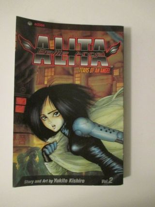 Battle Angel Alita Vol 2 By Yukito Kishiro 2004 Rare Oop Ac Manga Graphic Novel