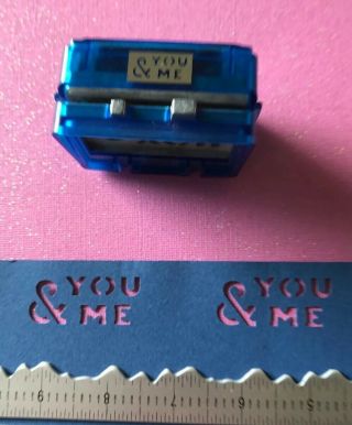 Rare Creative Memories You & Me Paper Craft Punch Border Cut System Cartridge