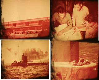 RARE 16MM FILM US NUCLEAR NAVY USS NAUTILUS USS ENTERPRISE CIRCA 1950 ' S 4