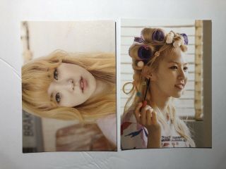 Red Velvet Wendy Ice Cream Cake Postcards Rare