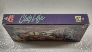 Club Life by Prism Entertainment Action Thriller Movie on VHS Video Tape RARE 5