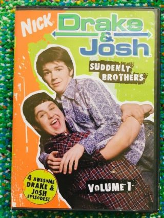 Drake & Josh - Vol.  1: Suddenly Brothers (dvd,  2005,  Nickelodeon) Very Rare Oop