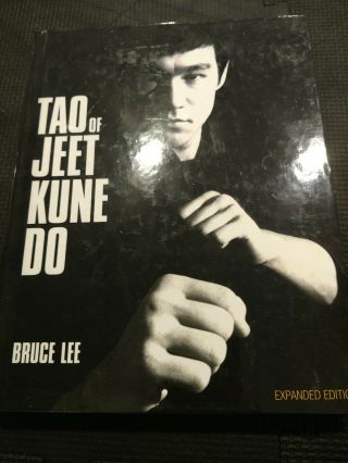 Tao Of Jeet Kune Do By Bruce Lee - Hardcover Rare