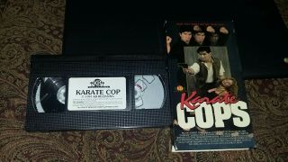Karate Cops aka Hawkeye Rare VHS tape Action,  Kung Fu,  Horror Movie George Chung 3