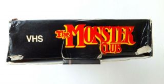 RARE Vtg ELVIRA Signed Mistress Thriller Video Monster Club VHS Big Box Only 7