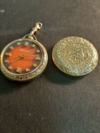 Vintage Lucerne Pocket Watch.  One Jewel.  Swiss Made Very Rare.