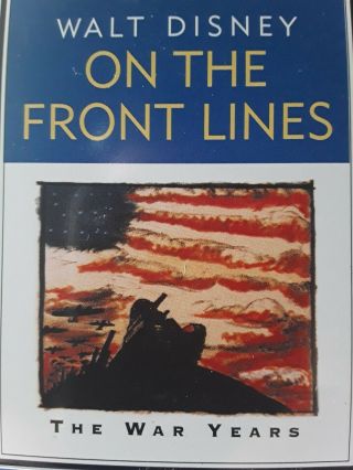 Walt Disney Treasures On The Front Lines The War Years 1941 - 45 Rare Collectible