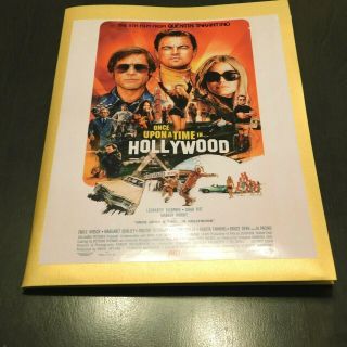 Rare Once Upon A Time In Hollywood Press Kit W Photos Brad Pitt Tarantino Promo