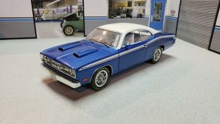Rare 1971 Plymouth Duster Blue 1:18 Ertl Read