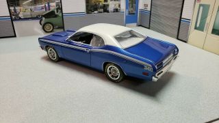 RARE 1971 Plymouth Duster BLUE 1:18 Ertl Read 3