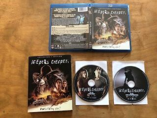 Jeepers Creepers Blu - Ray Scream Factory 2 - Disc Collectors Ed Rare Slipcover