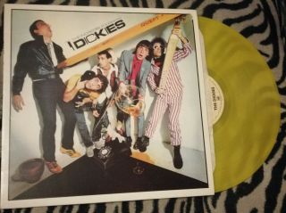 The Dickies Incredible Shrinking Dickies 12 " Yellow Vinyl Lp Rare Punk 1979